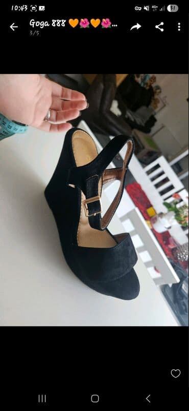 c a papuce: Sandals, 38 — 1