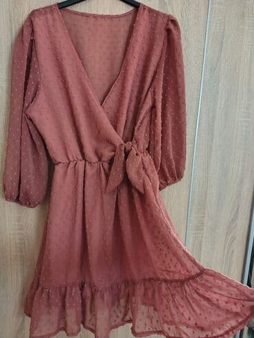 bajkerska jakna sa krznom: M (EU 38), color - Brown, Cocktail, Other sleeves — 5