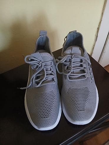 puma lakovane patike: Sportske patike – siva boja, broj 38 - Gornjište: pleteni mrežasti — 3