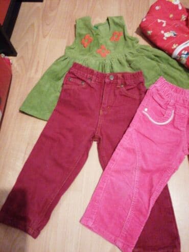 bele svecane haljine za devojcice: Paket: Pantalone, Za devojčice, uzrast: 12 meseci — 3