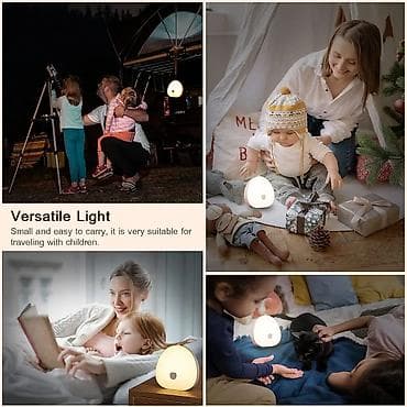 emmezeta solarne lampe: Prenosiva LED noćna lampa sa podešavanjem jačine svetla - Taster na — 6