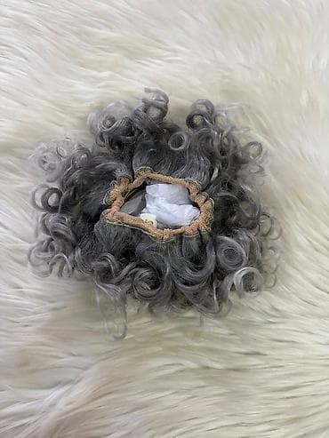 lil solid cena: Umetak/punđa od kovrdžave kose – sintetički pramenovi na elastičnoj — 5