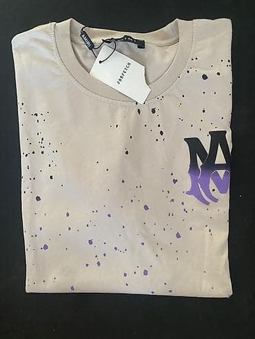 AMIRI majica – bandana i paint‑splatter print Veličina XL - Model