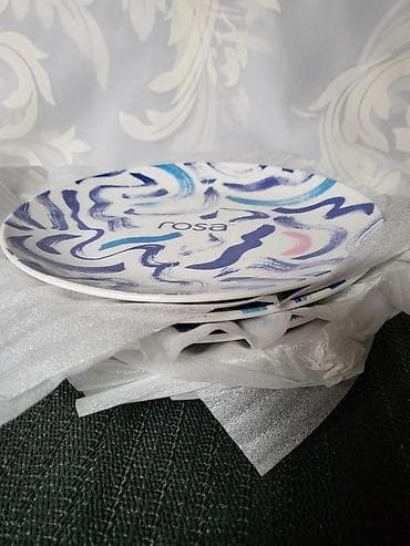Food products: Tanjiri Rosa porcelanski. Porcelanski tanjiri. Komada 6 u ceni — 5