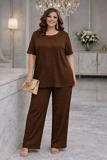 ps kombinezoni 2022: Ženski komplet za svečane i svakodnevne prilike – plus size - — 3