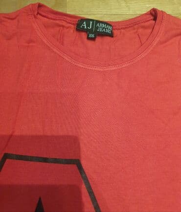 c a basic majice: Sweatshirt, 2XL (EU 56), XL (EU 54), Emporio Armani, color - Red — 2