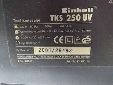 Veliki cirkular 1500 W - Cirkular donešen iz Nemačke model EINHELL — 6