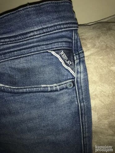 Ski clothing: Original Replay farmerice 34 95% cotton 5% elastin Polustruk 47cm — 2