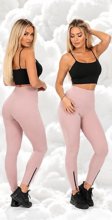 dzemper half zip: Predivne helanke, Likra Vel S. Helanke su pri dnu nogavica sa — 3