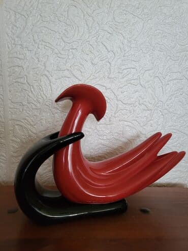vaza sa cvecem crtez: Vaza nova umetnicka,vintaz,rucni rad. Visina. 21cm — 12