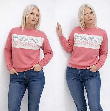 Ženska dukserica sa printom - Model: klasična ženska dukserica sa