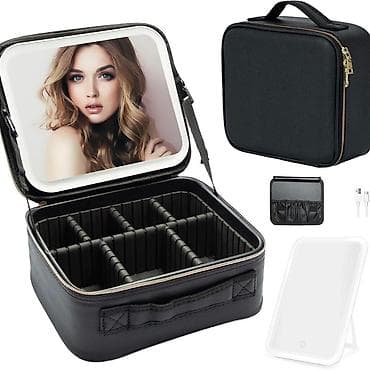 papuce sa platformom: Kofer za sminku sa ogledalom Tvoj beauty saveznik u svakom trenutku! — 3