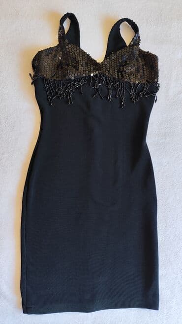 By Swan S (EU 36), bоја - Crna, Večernji, maturski, Na bretele — 2