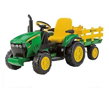 Toy Tractors: Peg Perego Traktor na akumulator 12V – John Deere Ground Force — 1