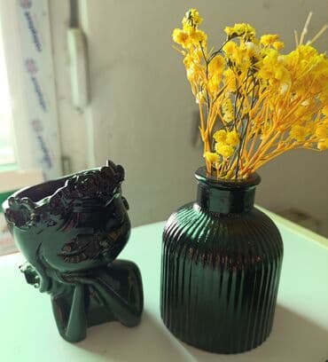 velike serpe za zimnicu: Vase, color - Black, New — 1