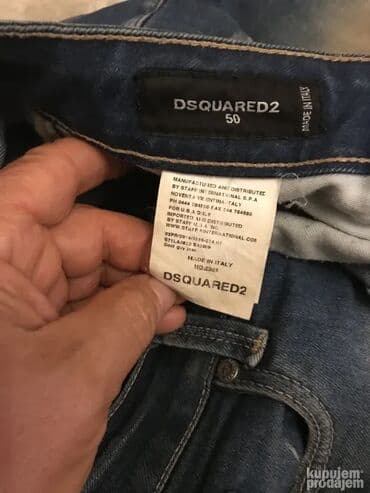 Duksevi: Original DSQUARED2 farmerice 36 100% cotton Made in Italy Polustruk — 6