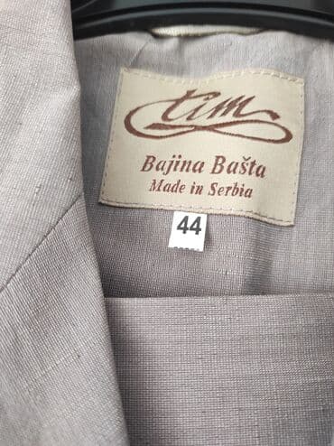 2XL (EU 44), Pamuk, Jednobojni, bоја - Siva — 8