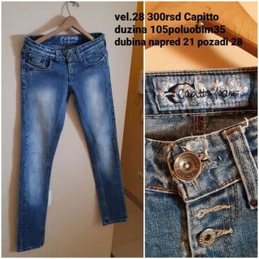 trudničke pantalone: S (EU 36), Spušteni struk, Drugi kroj pantalona — 9