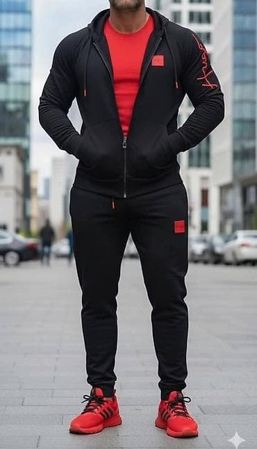 levis duks muski: Trenerka Hugo Boss, bоја - Tamnoplava — 2