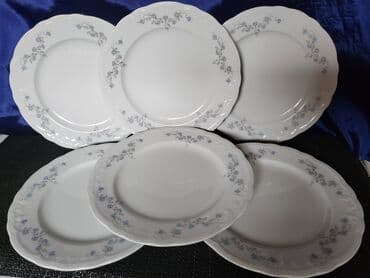swarovski kristali cena: Tanjiri 1949-1954g.Seltnann Weiden Nemacka. Desertni bez — 1