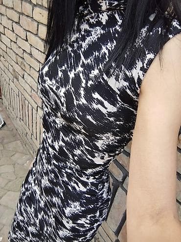 top s perjem: H&M haljina, veličina S. - Kroj: uska, pripijena silueta koja — 6