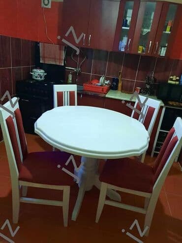 Stolovi: 08. baluster rogovi dimenzije fi 100+30 cena: 155 e Stolice dupli — 1