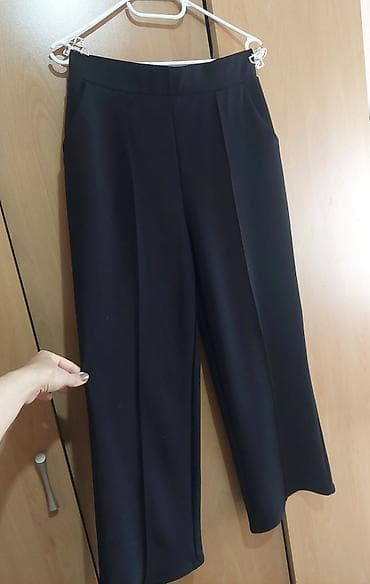 dsquared2 farmerke: Ženske crne pantalone ravnog kroja - Kroj: visok struk, ravne — 2