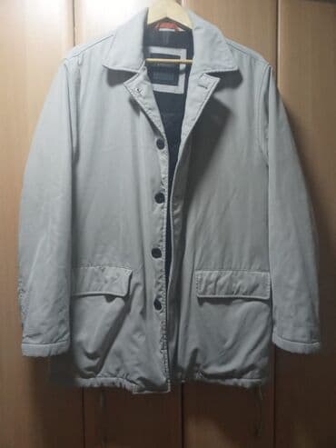Jackets: Winter jacket Faux leather, M (EU 50), color - Grey — 1