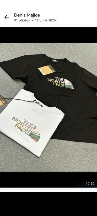 c a basic majice: Short sleeves T-shirt, XL (EU 54), The North Face, color - Black, Cotton — 1