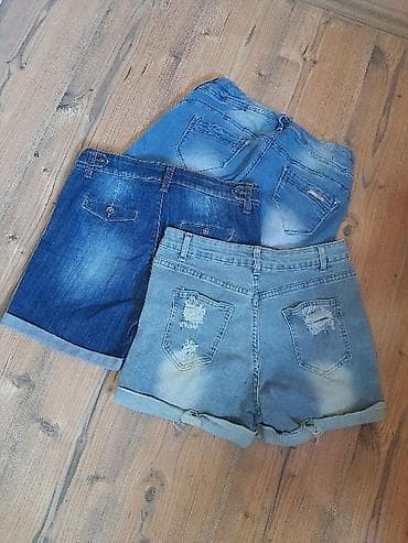 coca cola naocare: Paket – 3 x ženske teksas šorts Veličina S -M - Tri ženska šortsa od — 1