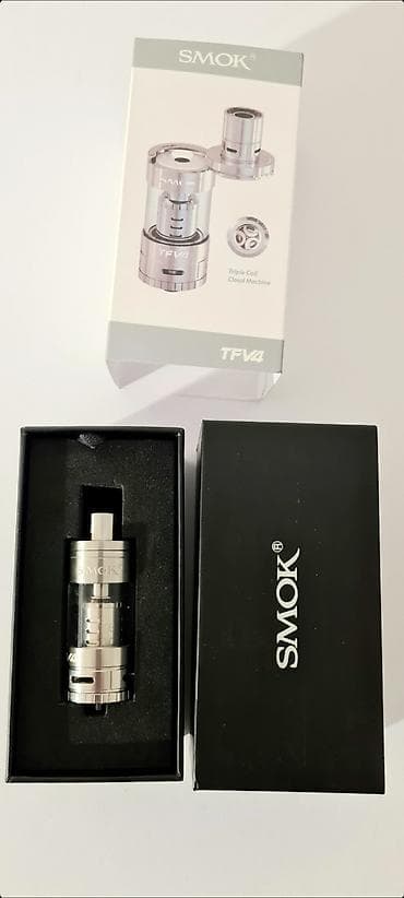 prsten srebro: SMOK TFV4 – atomizer/tank za vape uređaje - Serija: TFV4 (Triple Coil — 4