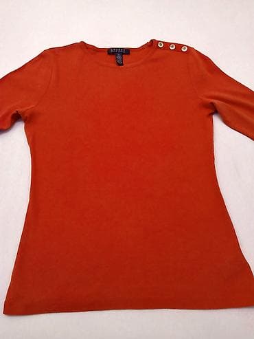 bluze za punije: Ženska pamučna bluza Ralph Lauren velicina M Prekrasna jednobojna — 3