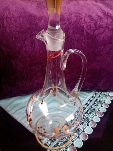 swarovski kristali cena: Flasa nova za pice iz 60-ih. bez ostecenja. Visina cele. 37,5cm — 1
