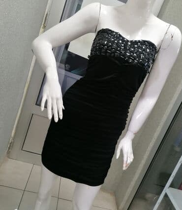 lindex haljine 2022: S (EU 36), color - Black, Without sleeves — 1