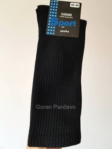 Men's Clothing: Čarape veliki broj 46-48 Jedan par je 250din.Boja crne, svetlo — 4