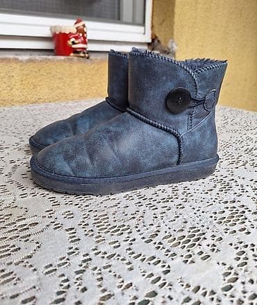 kožne starke converse: Tople čizme „šunjalice“, broj 37 - Unutrašnje gazište: 23,5 cm - — 2