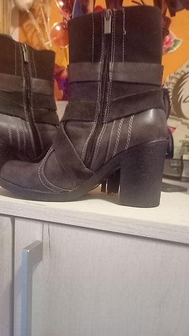 kozne cipele za zene: Ženske kožne gležnjače Emelie Strandberg - Model: A1781 - Veličina — 7