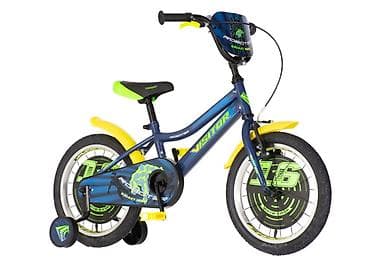 polovni bicikli lacarak: Bicikl kids Visitor Roboter 16" 9" V-brake + kontra, za visinu deteta — 1