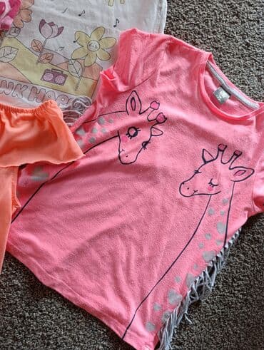 Bodiji i zeke za bebe: Okrugli izrez, Kratak rukav, 122-128 — 5