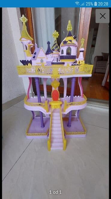 veliki dinosaurus igracka: Moj mali poni 86×48cm dvorac Kanterlot gala prijem My little pony Žuto — 1