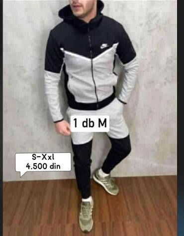 moncler jakna crvena: Komplet, 2XL, L, M, Nike, bоја - Siva — 3