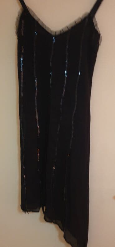 exit haljine: Sisley S (EU 36), color - Black, Cocktail, With the straps — 2