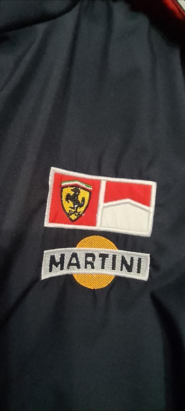 vunene jakne: ★ Na prodaju potpuno nova tamno plava trkačka jakna Ferrari F1 Michael — 3