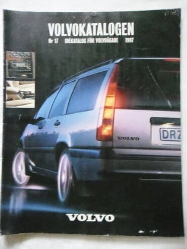sever i jug serija sa prevodom: Katalog Volvo 1997.god, A4, švedski, 130 str — 1
