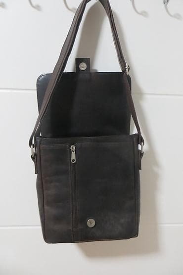 muske elegantne torbice: Torba za rame, Materijal: Koža — 3