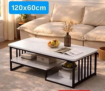 etno stolovi: Moderan klub sto za dnevni boravak – 120×60 cm - Dimenzije: 120 × 60 — 7