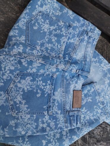 zara pantalone visoki struk: Farmerke vel L Fazonirano izbledele nogavice Struk po 38 tegli do 42 — 3