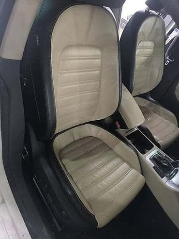 enterijer za kombije: KREM KOZNA SEDIST SA MEMORIJOM ZA VOLKSWAGEN PASSAT B6, PASSAT B7 — 4