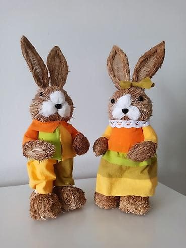 Visina 35 cm
Par uskrsnjih zeka 🐰🌷
1800 rsd ✨ na lalafo.rs Visina 35 cm
Par uskrsnjih zeka 🐰🌷
1800 rsd ✨