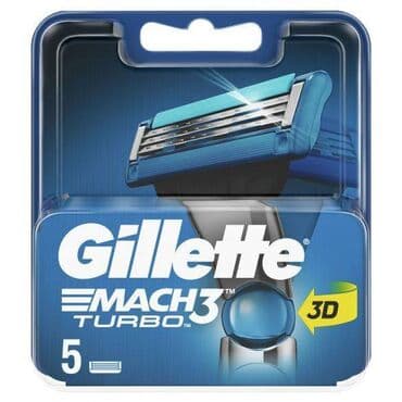 sociva u boji bez dioptrije dm: Gillette Mach 3 Turbo dopune, 5 kom Gillette Mach 3 Turbo ulošci za — 1